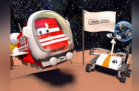 Troy in Train Town: The Space Shuttle / the Magnet Train