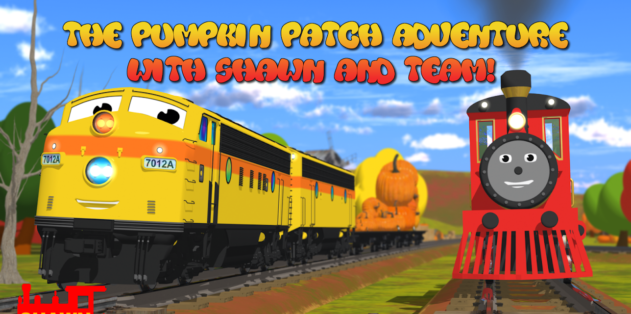 The Pumpkin Patch Adventure with Shawn the Train and his Team! (Pumpkin Chunkin!) - Learn 8 Pumpkin Sizes!