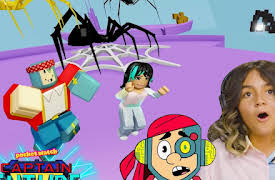 Captain Future Pirate by pocket.watch: Evangeline GEM Vs. Spooky Roblox Spiders!