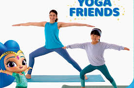 Yoga Friends Season 1: Yoga Friends: Genie Warrior Pose with Shine