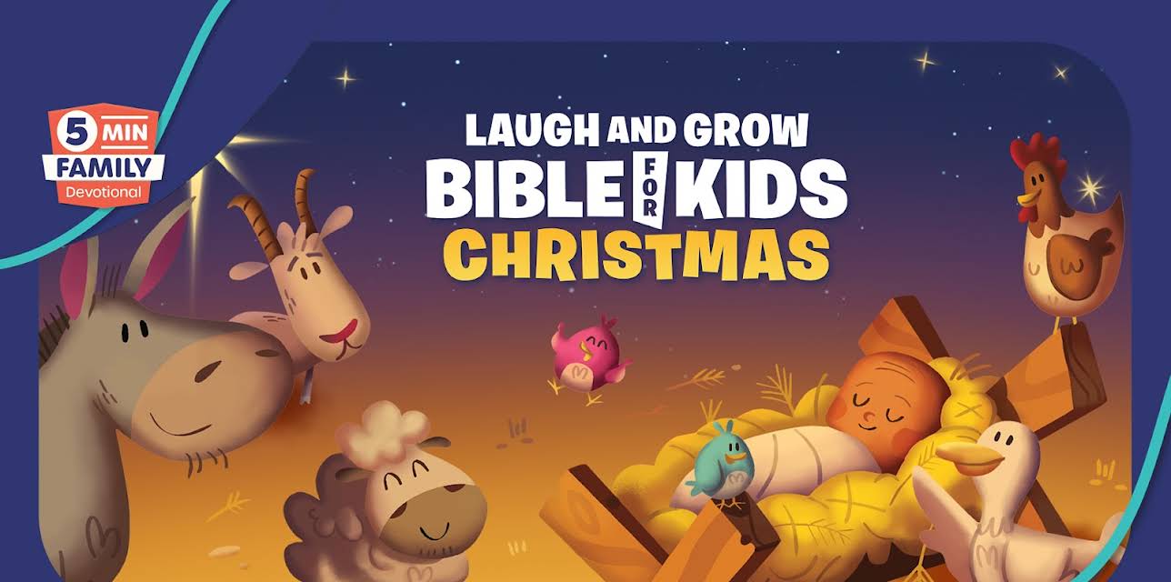 Minno Laugh And Grow Bible For Kids: Christmas - 5 Minute Family Devotionals: Season 1