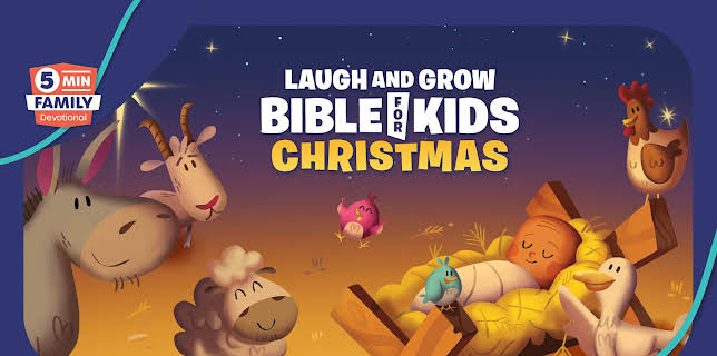 Minno Laugh And Grow Bible For Kids: Christmas - 5 Minute Family Devotionals: Season 1