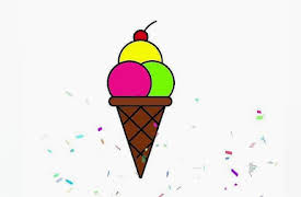 Ria Rabbit Drawing For Kids: Learn To Draw An Ice Cream Cone