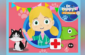 Dr Poppy's Pet Rescue: Sarah The Cat Visits Dr Poppy's Pet Rescue: Animals For Kids