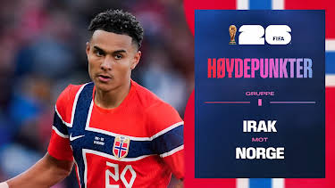 09:10: Fotball-VM 2026 Høydepunkter: Irak–Norge | NRK 1 | 6/17 2026