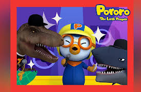 Pororo T REX Song: T-rex vs Shark