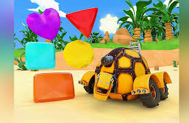 Learning with AnimaCars: Learn form and shapes :  Crusty and Trackodile / Trucktle