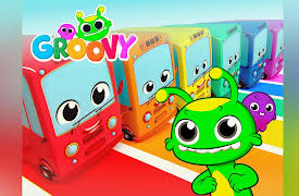Groovy The Martian: Special compilation: learn the colors with 3D vehicles for children | Car, monster truck, little bus