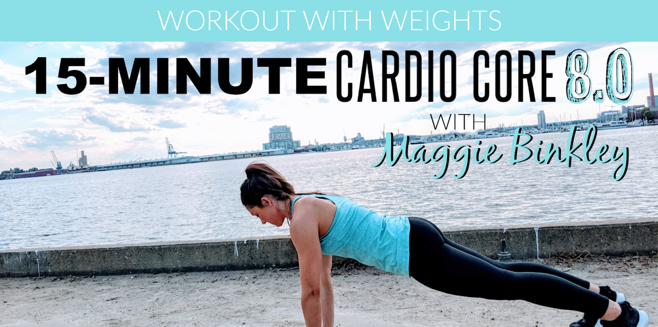 15-Minute Cardio Core 8.0 Workout (with weights)