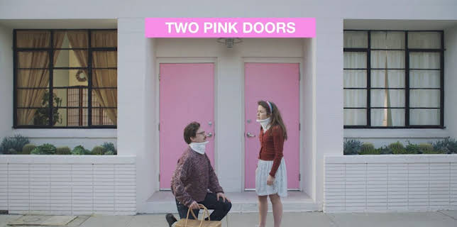 Two Pink Doors