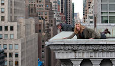 Man on a ledge