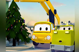 Construction Squad of Car City: Construction Squad builds a Christmas Tree and a Wrapping Machine