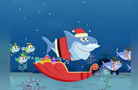 Finny The Shark Music Videos: Santa Shark