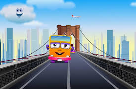 ChuChuTV Nursery Rhymes & Kids Song: Wheels on the Bus Song - New York City