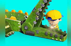 AnimaCars - Truck and Animal's Adventures: The Mirage & the elephant excavator / The Candy Tree & bull bulldozer / Winter : Slippery ice