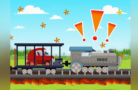 Kids Fun - Adventures with Train: Learning geometric shapes with the Train
