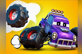Super Truck - Carl the Transformer: Monster Truck's tires/ Demolition Crane sleepwalks / The bulldozer helps tire store / Lego Treasure Hunt