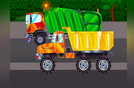 Stories of Funny Cars: The Truck and the Garbage Truck