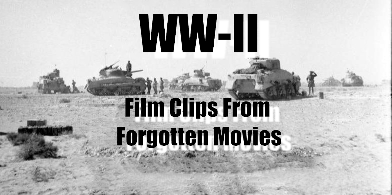 WW-II, film clips from forgotten movies (2019)
