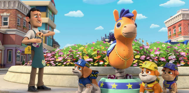 09:20: Rubble og gjengen: Valpene bygger et fonteneshow / Valpene bygger en karusell | NRK Super | 11/19 2025