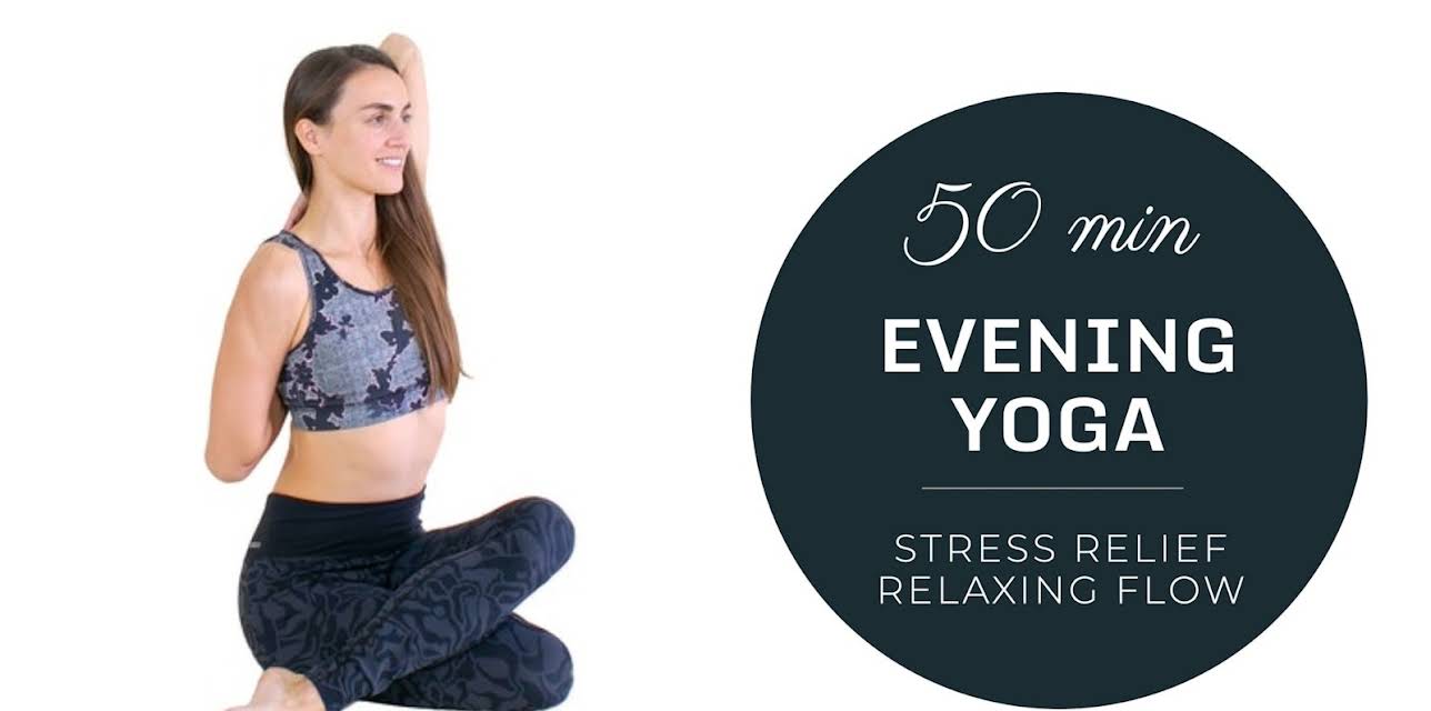 50 Min Evening Yoga - Stress Relief Relaxing Flow by Gayatri Yoga