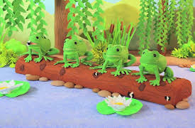 Little Woolly Vision: Five Little Speckled Frogs