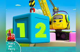 Digley & Dazey - Vehicle Cartoons for Kids (Made by Little Baby Bum): Counting Block Castle - STEM Learning for Kids