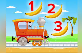 Kids Fun - Learning with Train: Mathematical actions - Learn together with Train