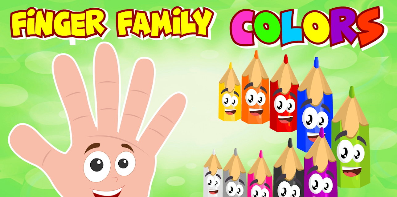 Finger Family Colors - Learn Colors With The Finger Family Nursery Rhyme