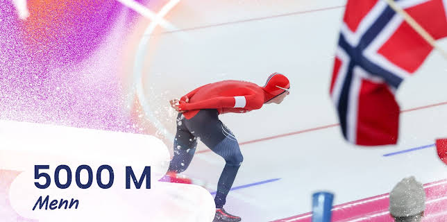 16:00: OL 2026: Skøyter, 5000 m menn | NRK 1 | 2/8 2026