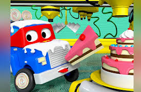 Super Truck of Car City: Super Truck: The Concrete Truck / The Ice Cream Truck