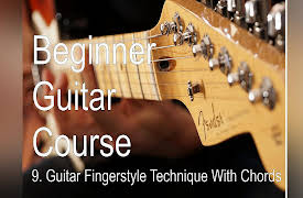 Beginner Guitar Course: Guitar Fingerstyle Technique With Chords