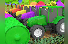 Dump Trucks - Ball Pit Videos for Kids: Awesome Tractors