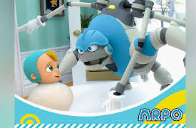 Arpo: The Robot Nanny: Snow Everywhere!