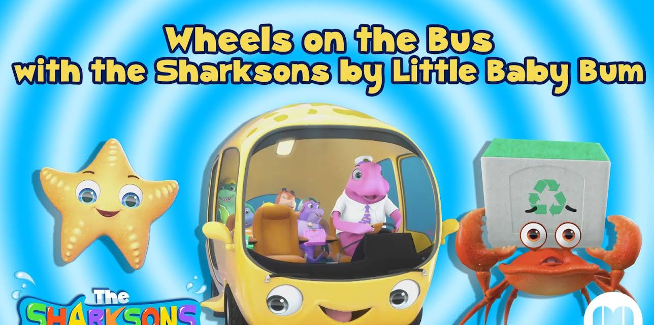 Wheels on the Bus with the Sharksons by Little Baby Bum
