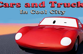 Cars and Trucks in Car CIty: 3 Racing cars & Spid the racing car