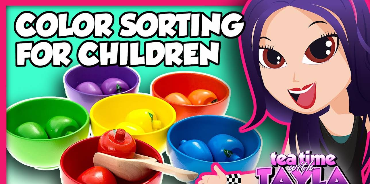 Tea Time with Tayla: Color Sorting for Children