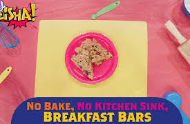 Hey Meisha!: Hey Meisha | Sunday School | No Bake No Kitchen Sink Breakfast Bars