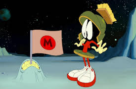 Looney Tunes Cartoons, Season 1: Buzzard School/Marvin Flag Gag: Giant Alien Mouth/Wet Cement