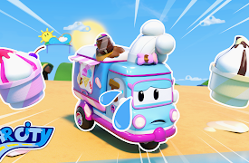 Car City Super: Tom's Garage: Ice Cream Truck Has a Meltdown!