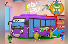 Learn With Gecko - Educational Videos For Children: Learn Bus Parts With Bobby The Bus