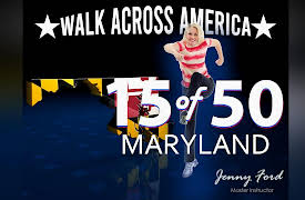Walk Across America Program 50 Workouts / 50 States with Jenny Ford: 15 of 50 Maryland | Walk Across America | Jenny Ford