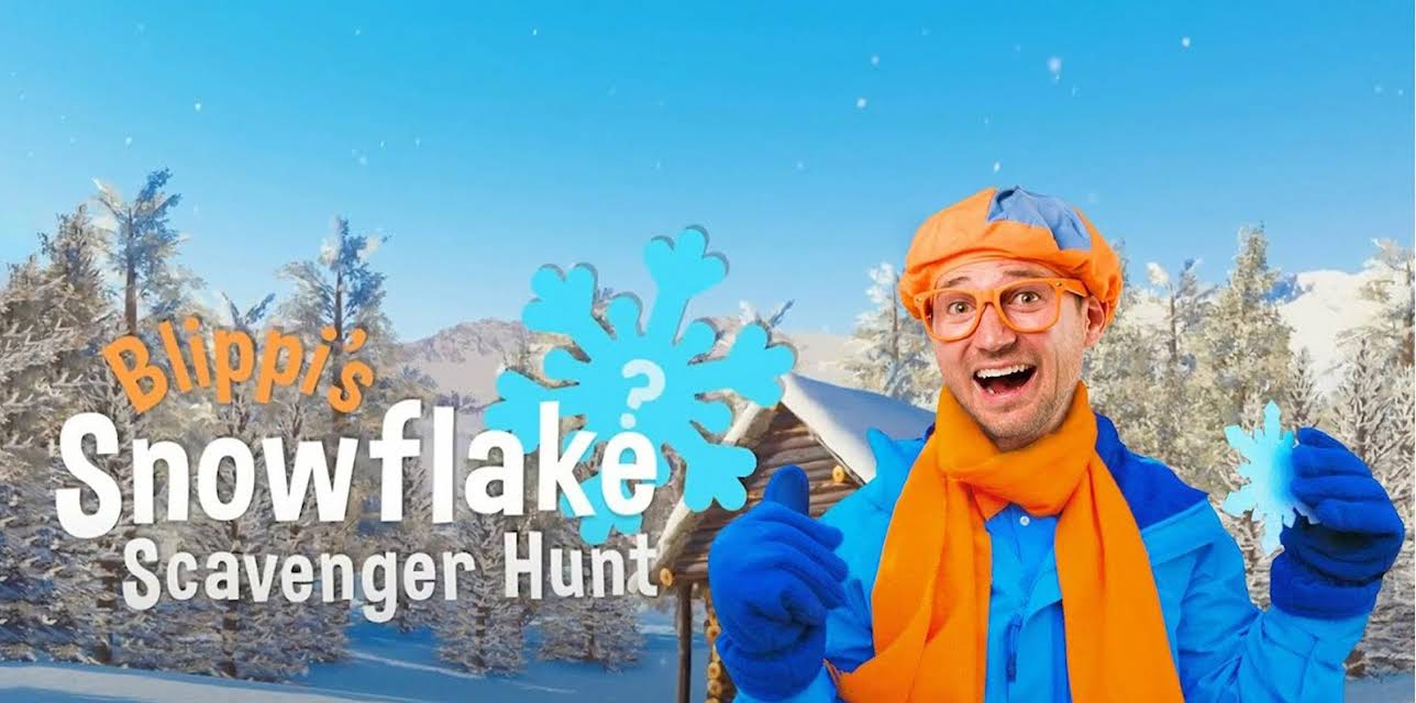 Blippi's Snowflake Scavenger Hunt