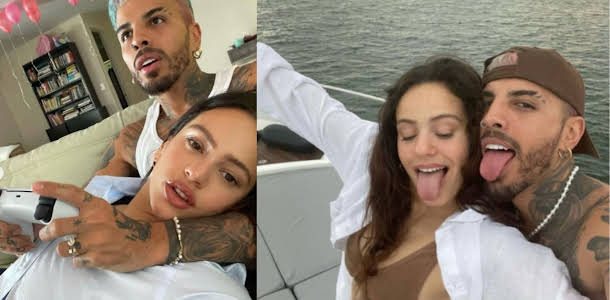 Rauw Alejandro y Rosalía anuncian su compromiso.