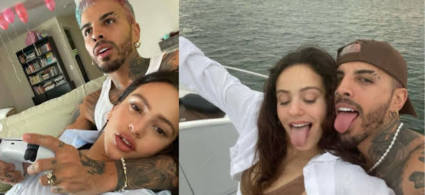 Rauw Alejandro y Rosalía anuncian su compromiso.