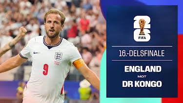 18:00: FIFA Fotball-VM 2026: 16-delsfinale, England–DR Kongo | NRK 1 | 7/1 2026