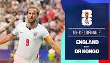 FIFA Fotball-VM 2026: 16-delsfinale, England–DR Kongo