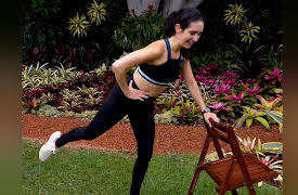 10 Day Fat Burning Barre Blend: 55 min Barre Workout with Weights & Chair