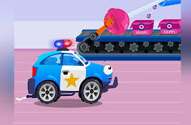 Little Super Cars: Blue Police Car