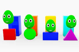 Learn Colors with Eggs: Learning geometric shapes together with little Eggs